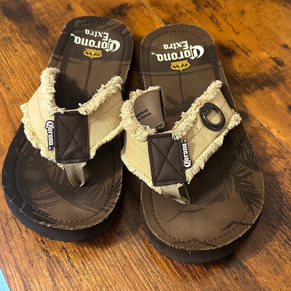 Corona Beer Bottle Opener Mens Flip Flop Size 8/9 - Picture 1 of 6